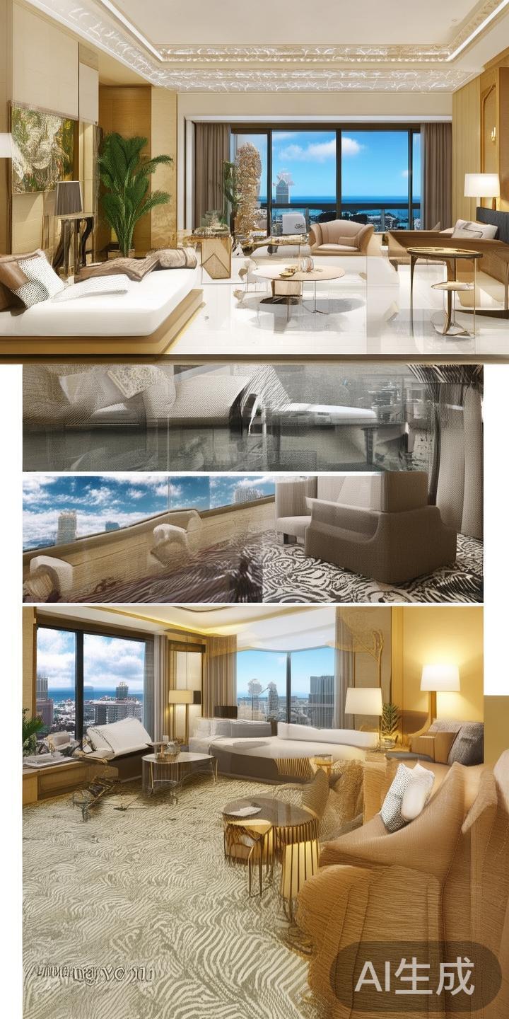 新葡京金沙度假区提供多种类型的豪华客房和套房，从典