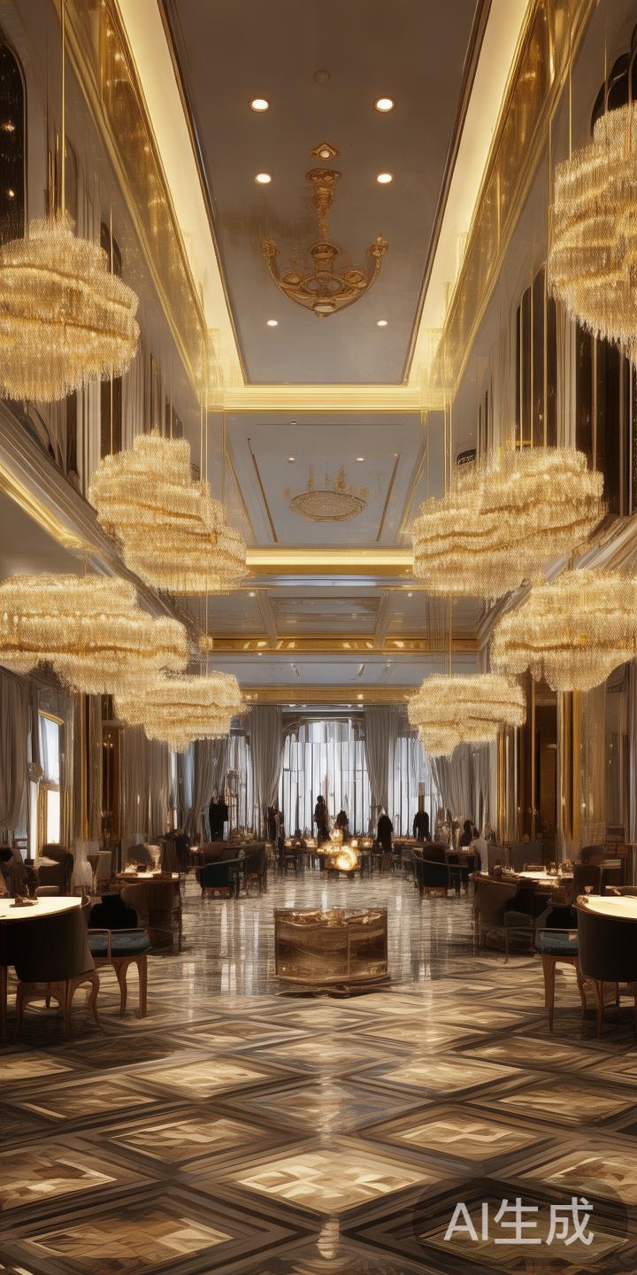 例如，在内部布局方面，采用了开放式大厅设计，营造出